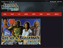Tablet Screenshot of blackmangame.com